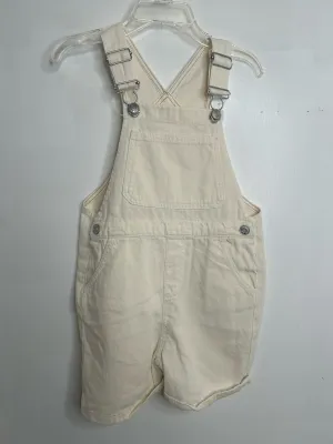Girls Size 18-24mo Girls Cream Zara Overalls
