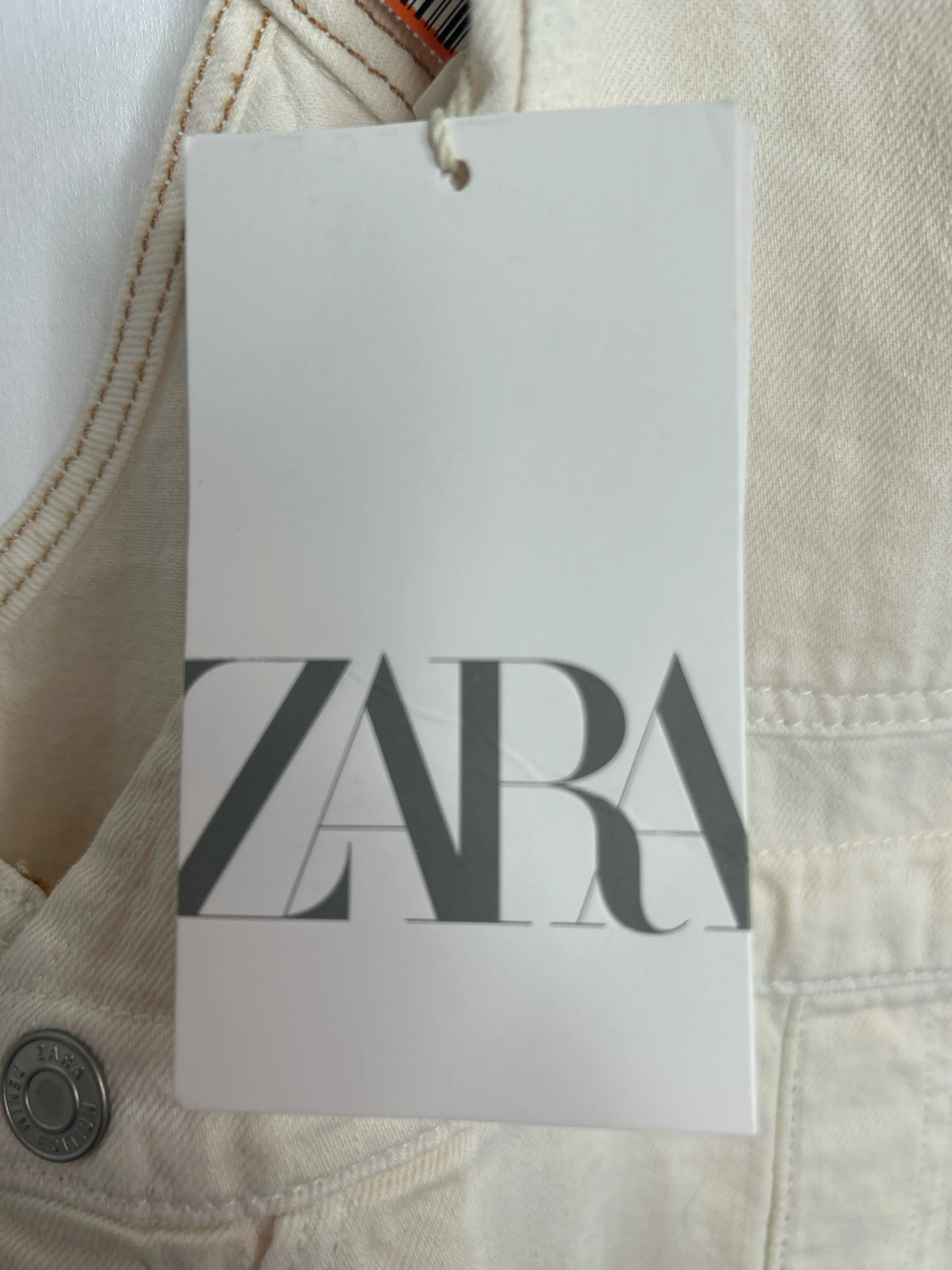 Girls Size 18-24mo Girls Cream Zara Overalls
