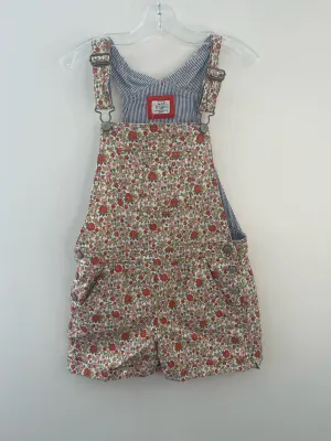 Girls Size 9 Girls White Mini Boden Overalls