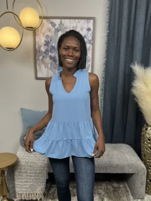 Got You Mine Ruffled Women's Tank Top