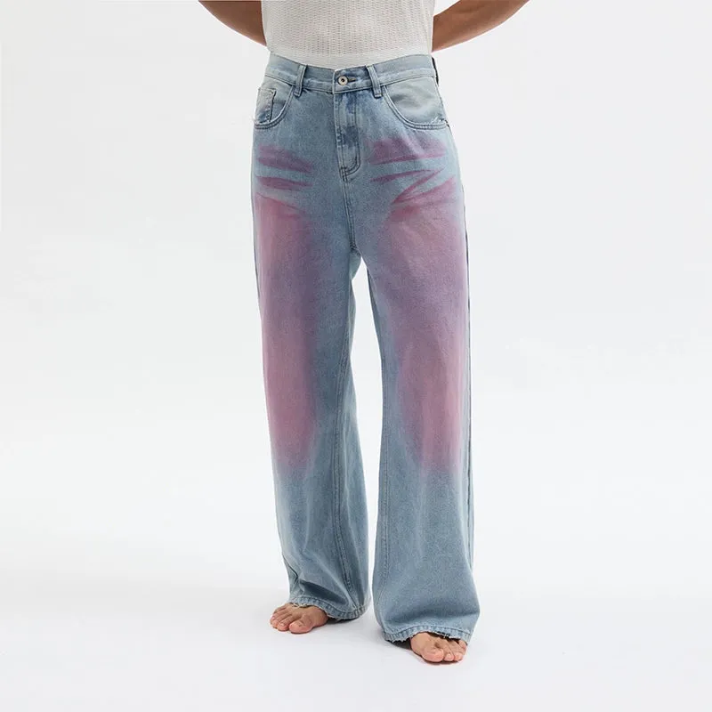 Gradient High-Waisted Jeans