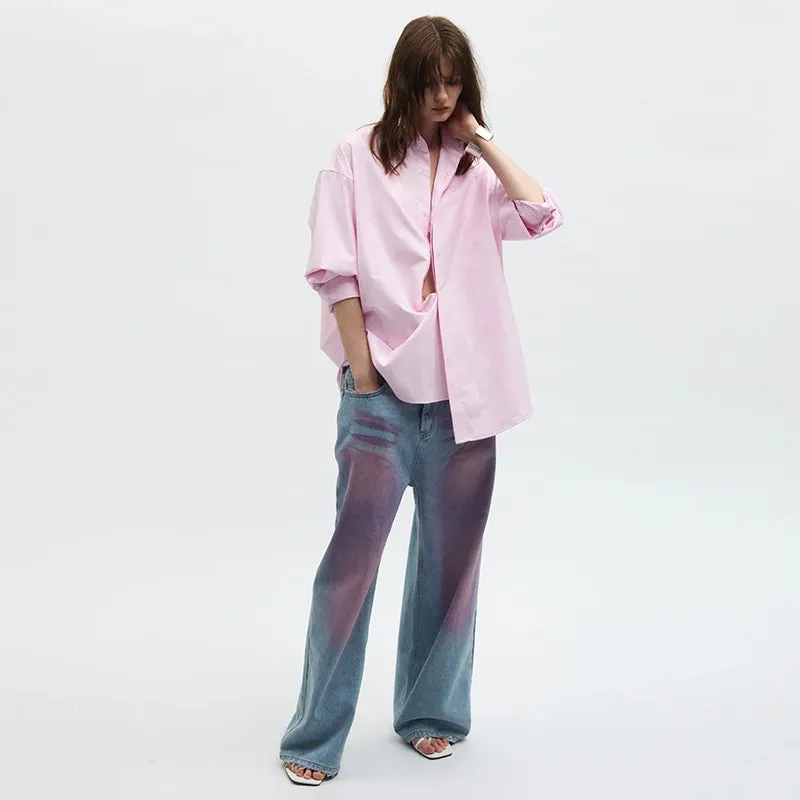 Gradient High-Waisted Jeans