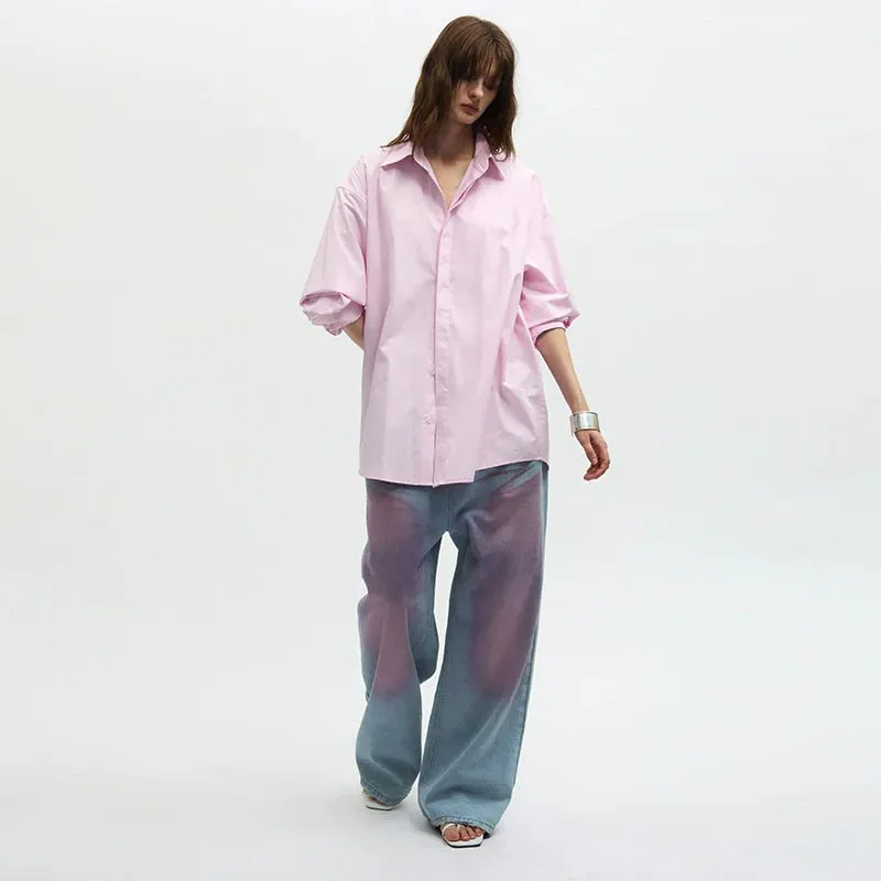 Gradient High-Waisted Jeans