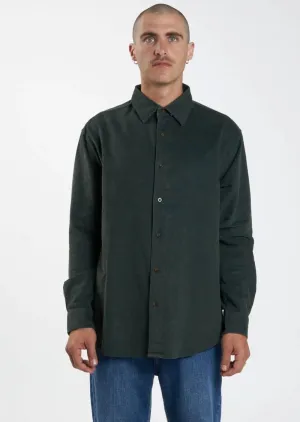 Gravitating Naturally Cord Long Sleeve Shirt Thyme