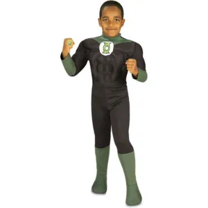 Green Lantern Deluxe Muscle Chest Child Size Toddler