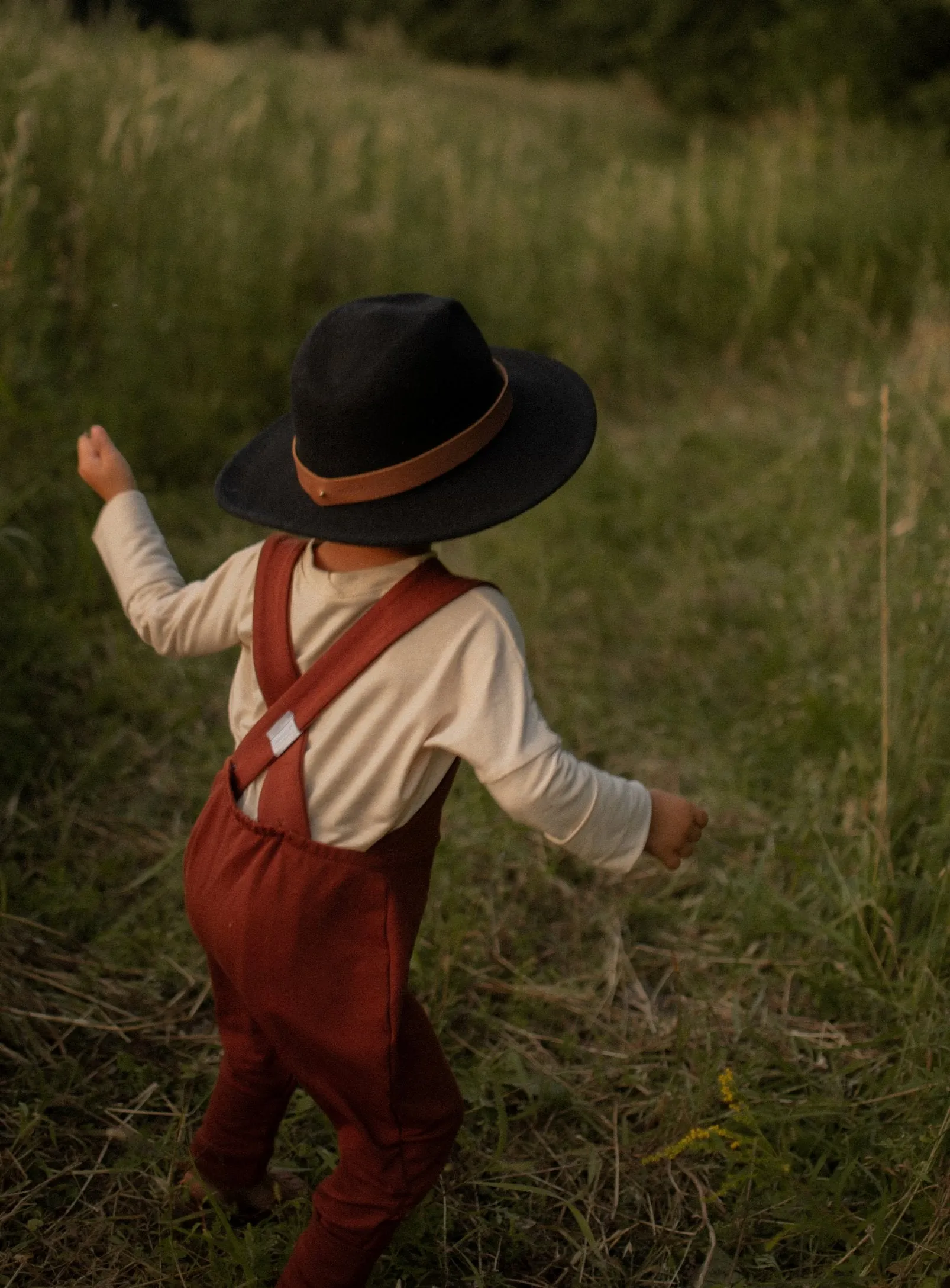 Grow With Me Overalls | Chestnut