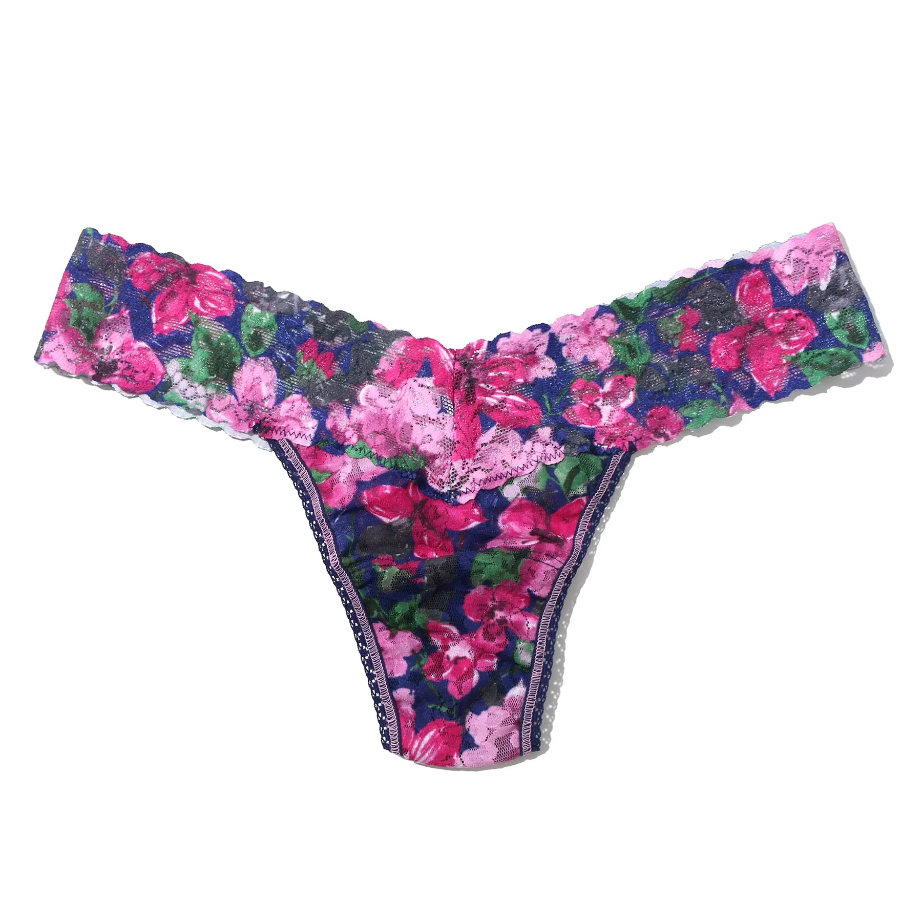 Hanky Panky Printed Lace Low Rise Thong
