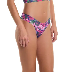 Hanky Panky Printed Lace Low Rise Thong