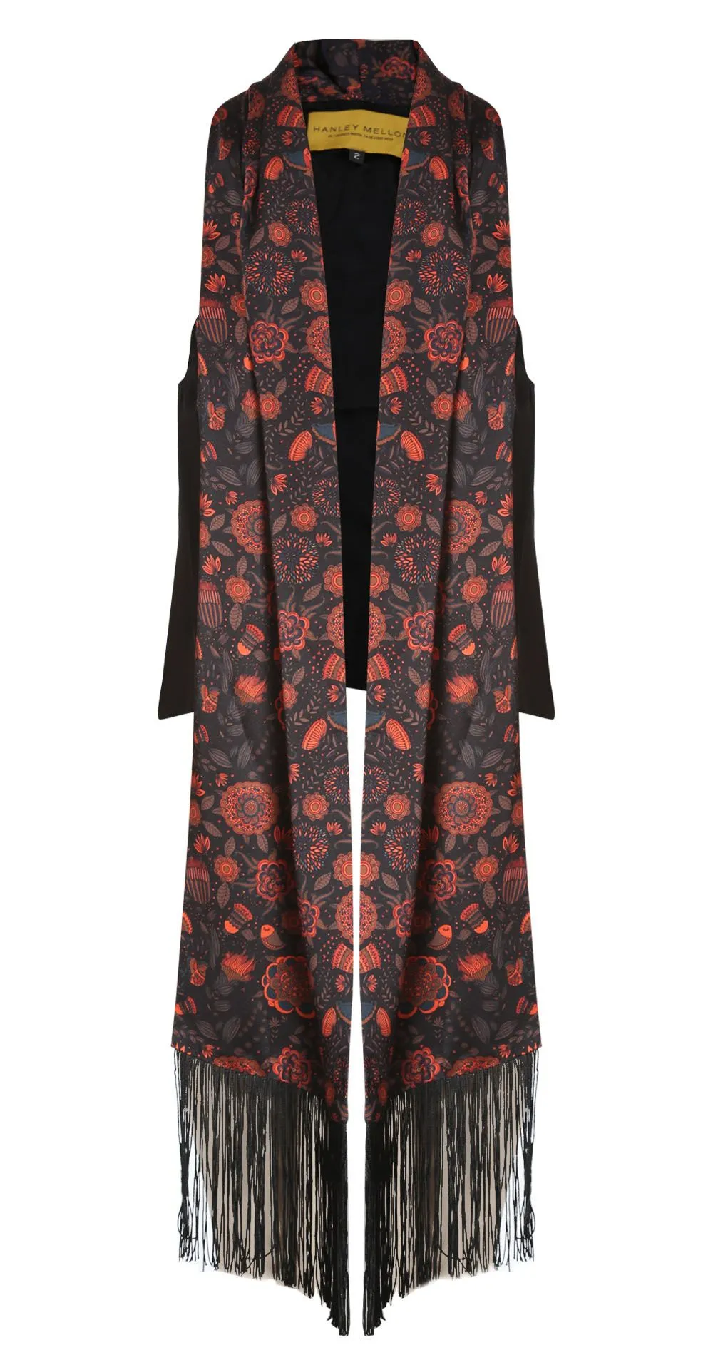 Hanley Mellon Women's Floral Printed Scarf Vest