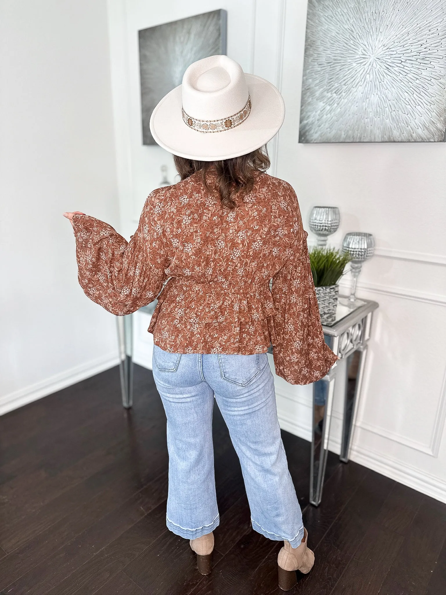 Happy in Harvest Bell Sleeve Blouse