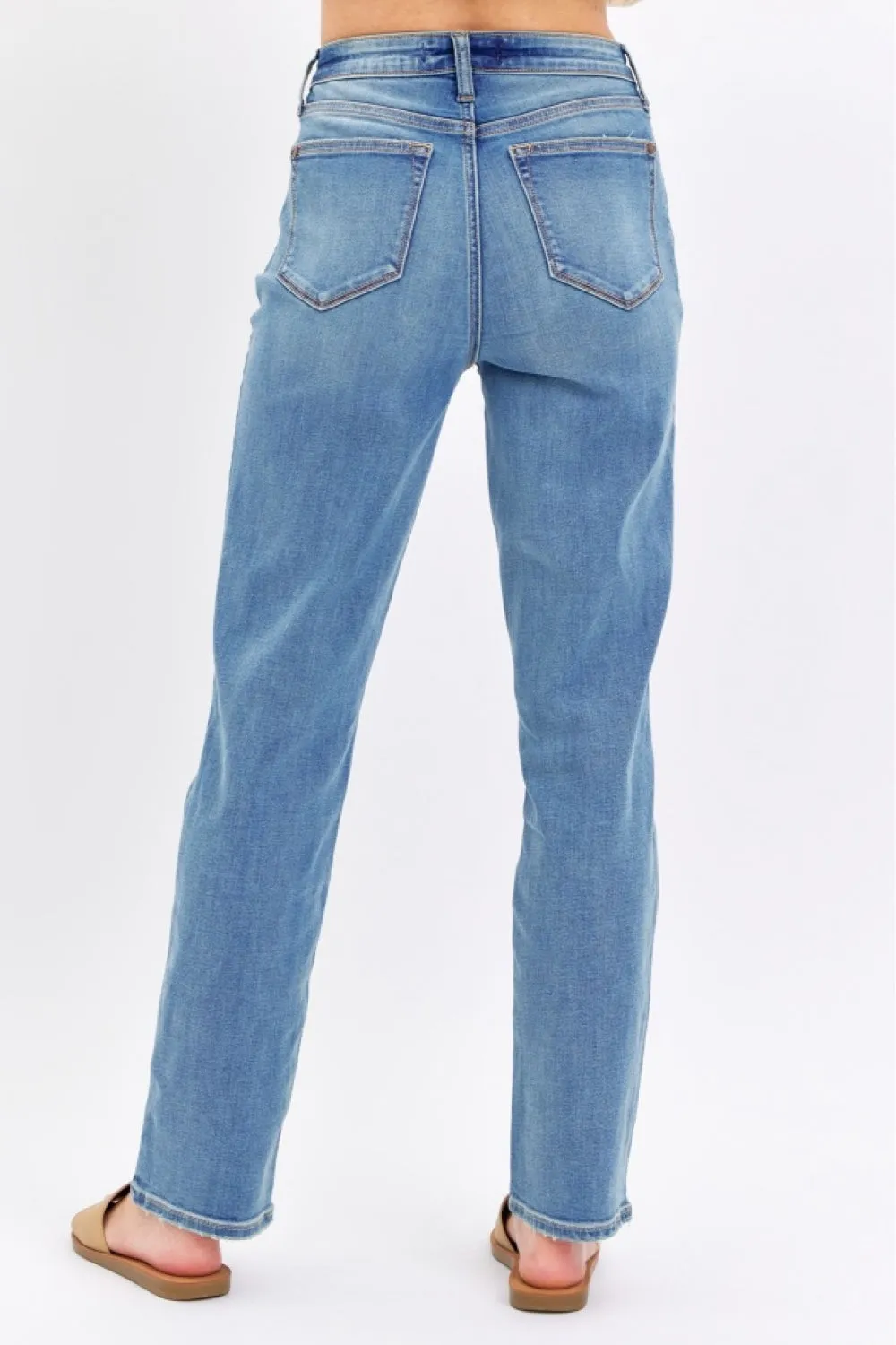 Hazel Blues® |  Judy Blue High Waist Straight Jeans