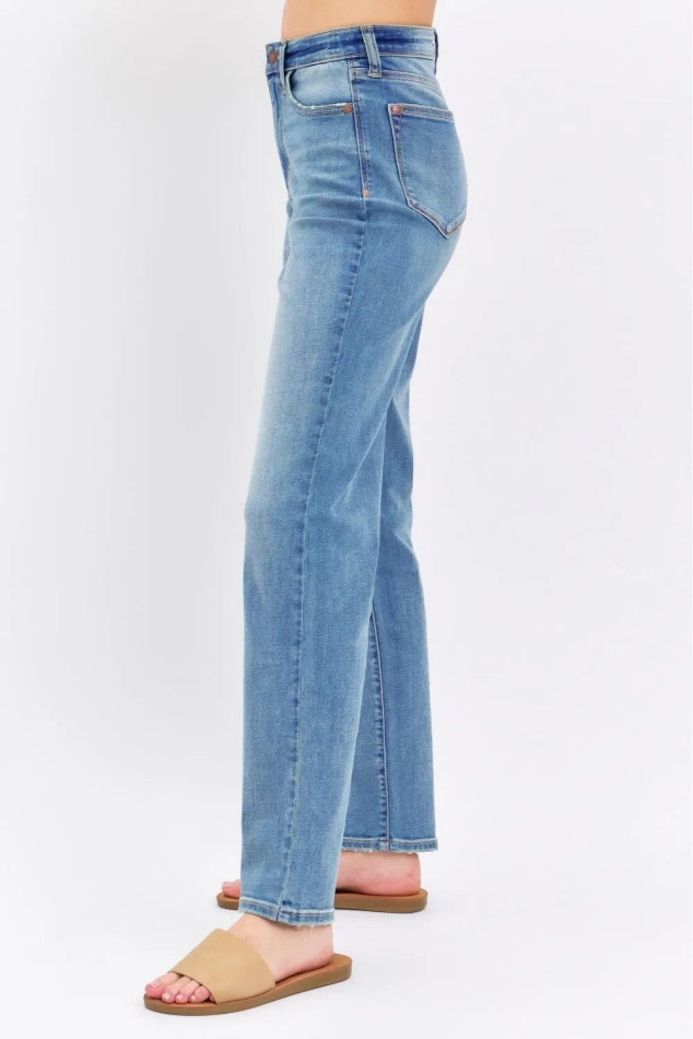 Hazel Blues® |  Judy Blue High Waist Straight Jeans
