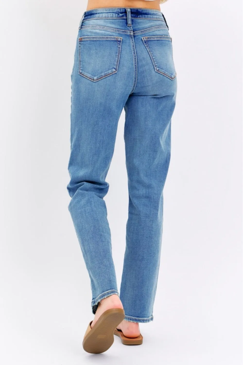 Hazel Blues® |  Judy Blue High Waist Straight Jeans