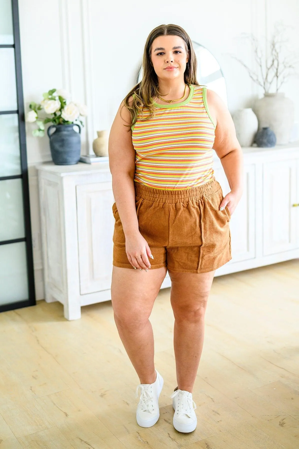 Hazel Blues® |  Now and Forever Striped Tank