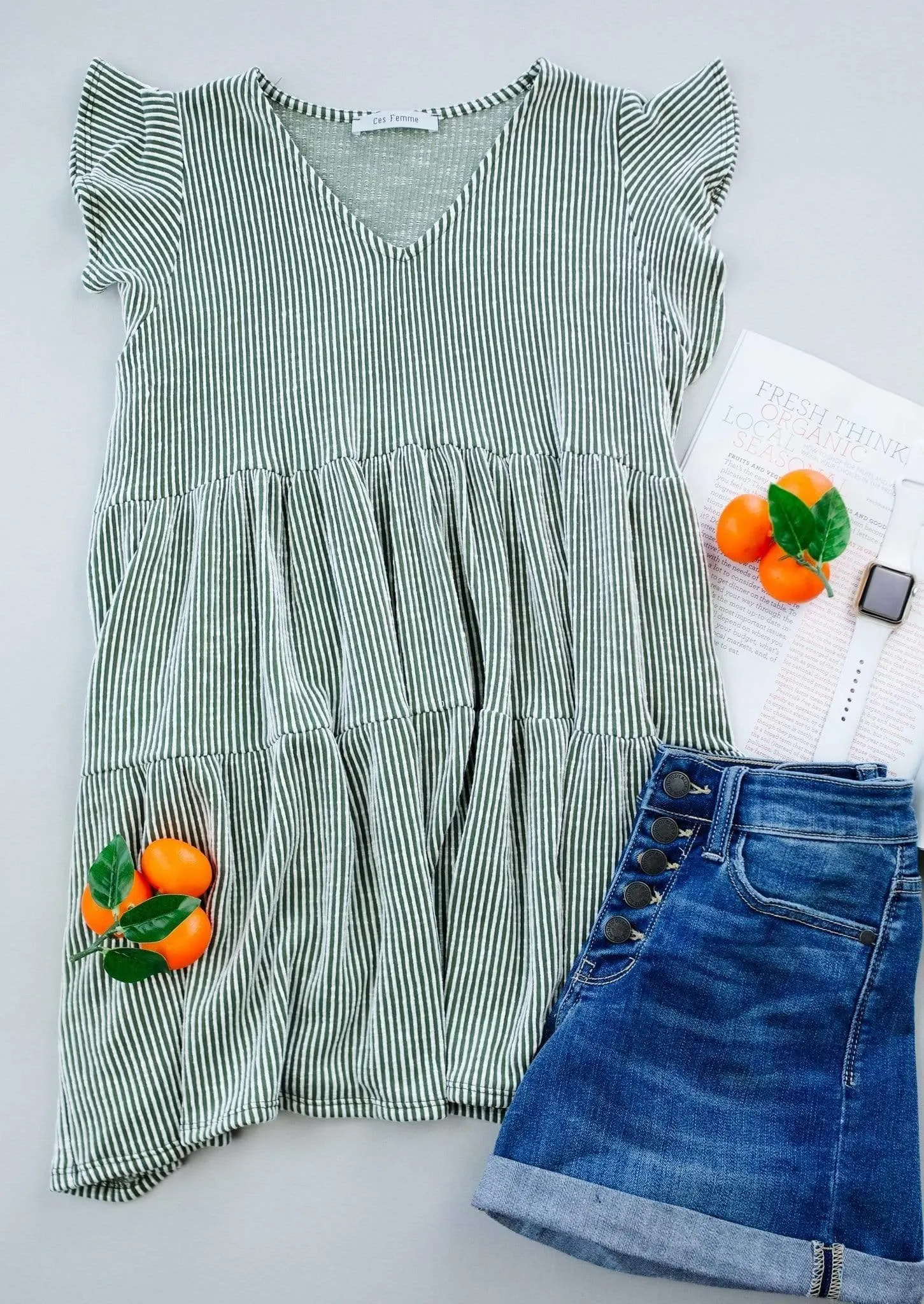 Hazel Blues® | Two Timin' Babydoll Tunic
