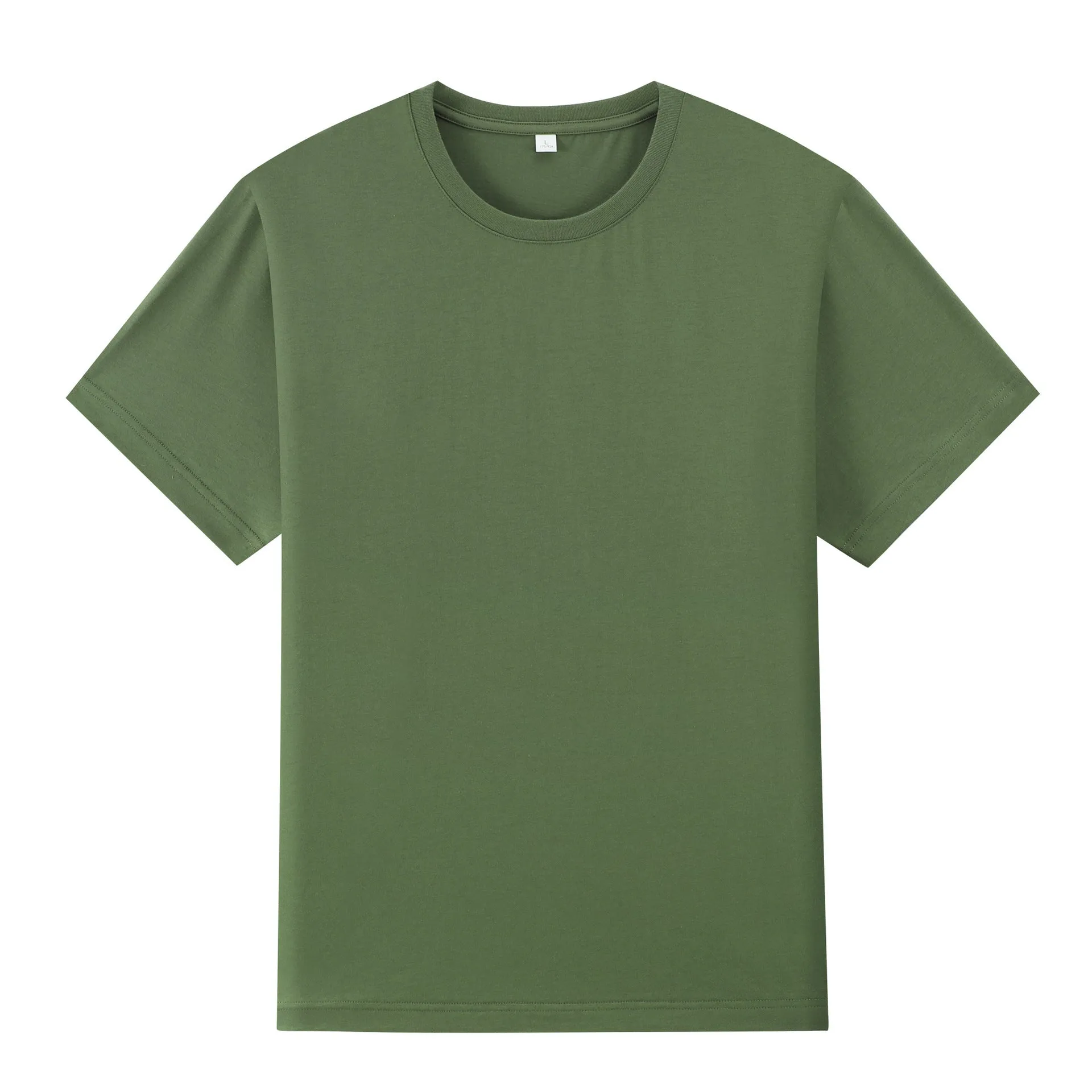 Heavy Cotton Round Neck Overalls T-shirt