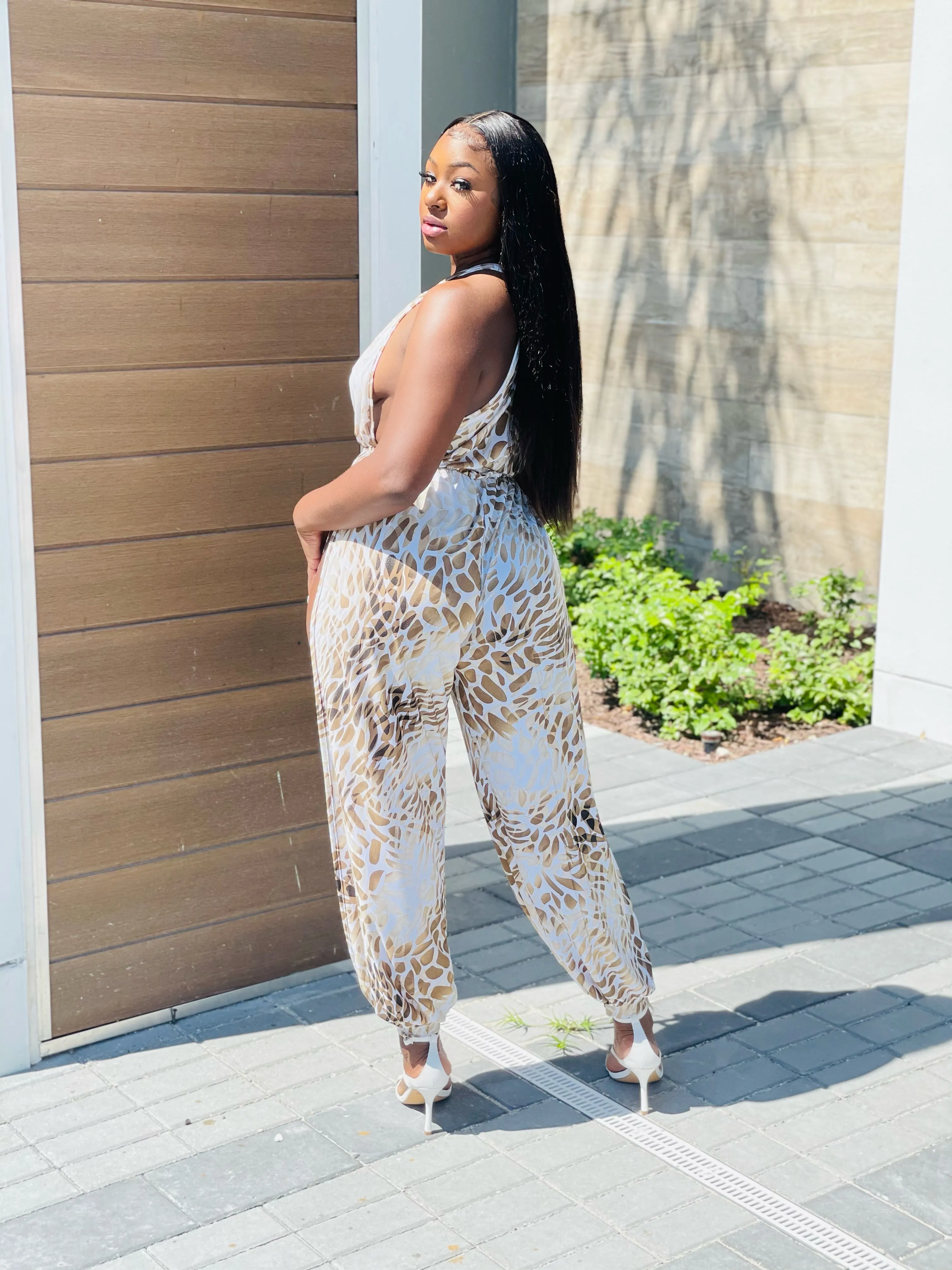 HIGH CLASS PRINTED JUMPSUIT