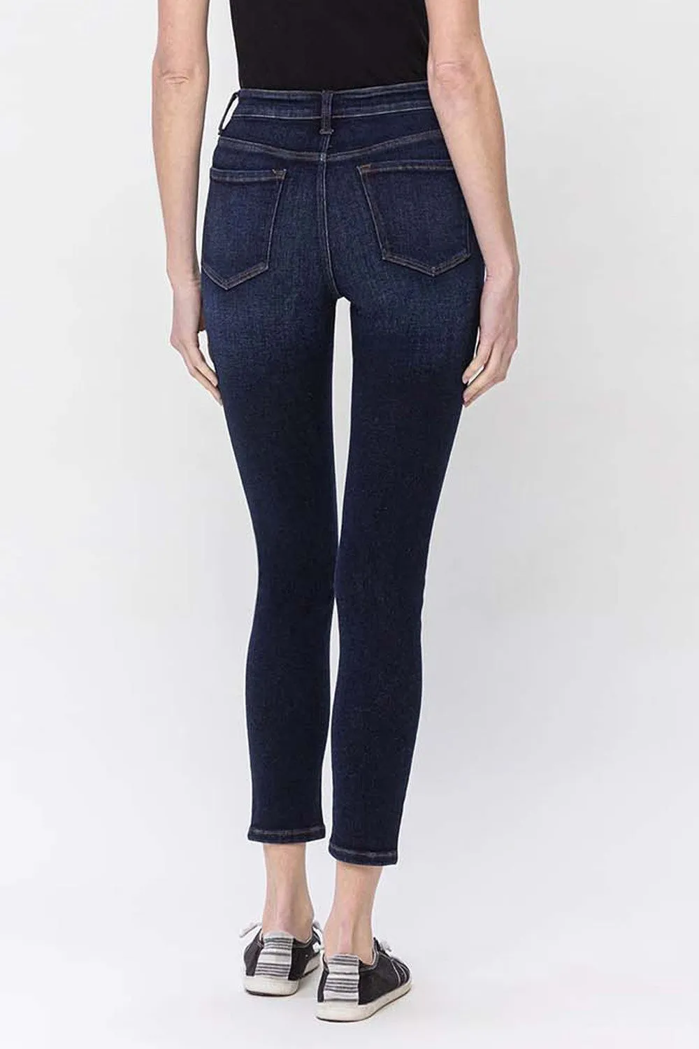 High Rise Crop Skinny Jean