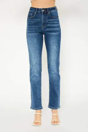 High-rise Dark blue skinny jeans