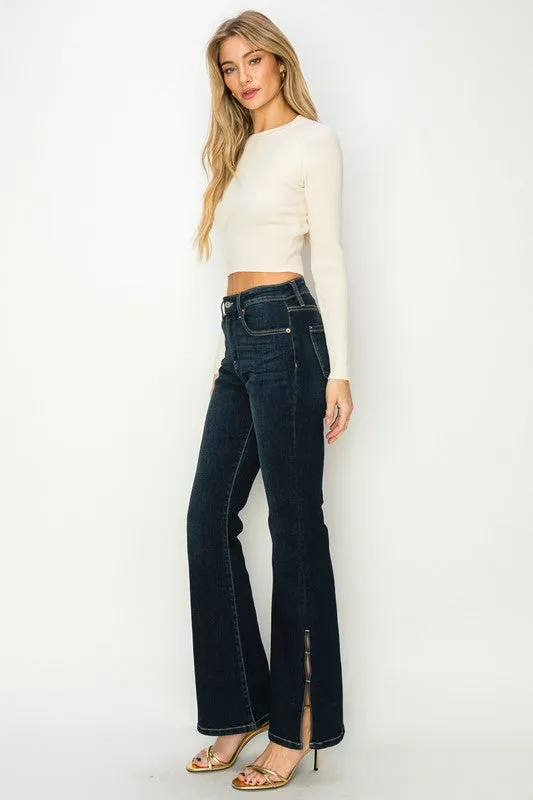 HIGH RISE FLARE JEANS