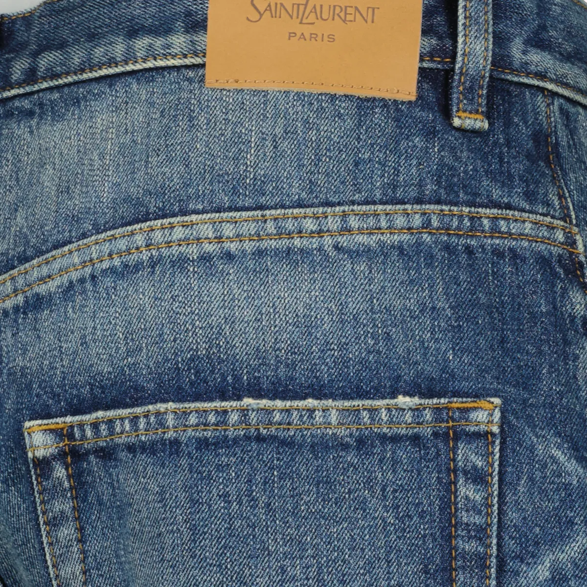 High-Waisted Denim Jeans