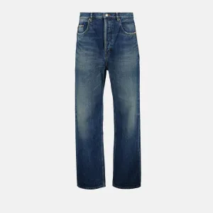 High-Waisted Denim Jeans