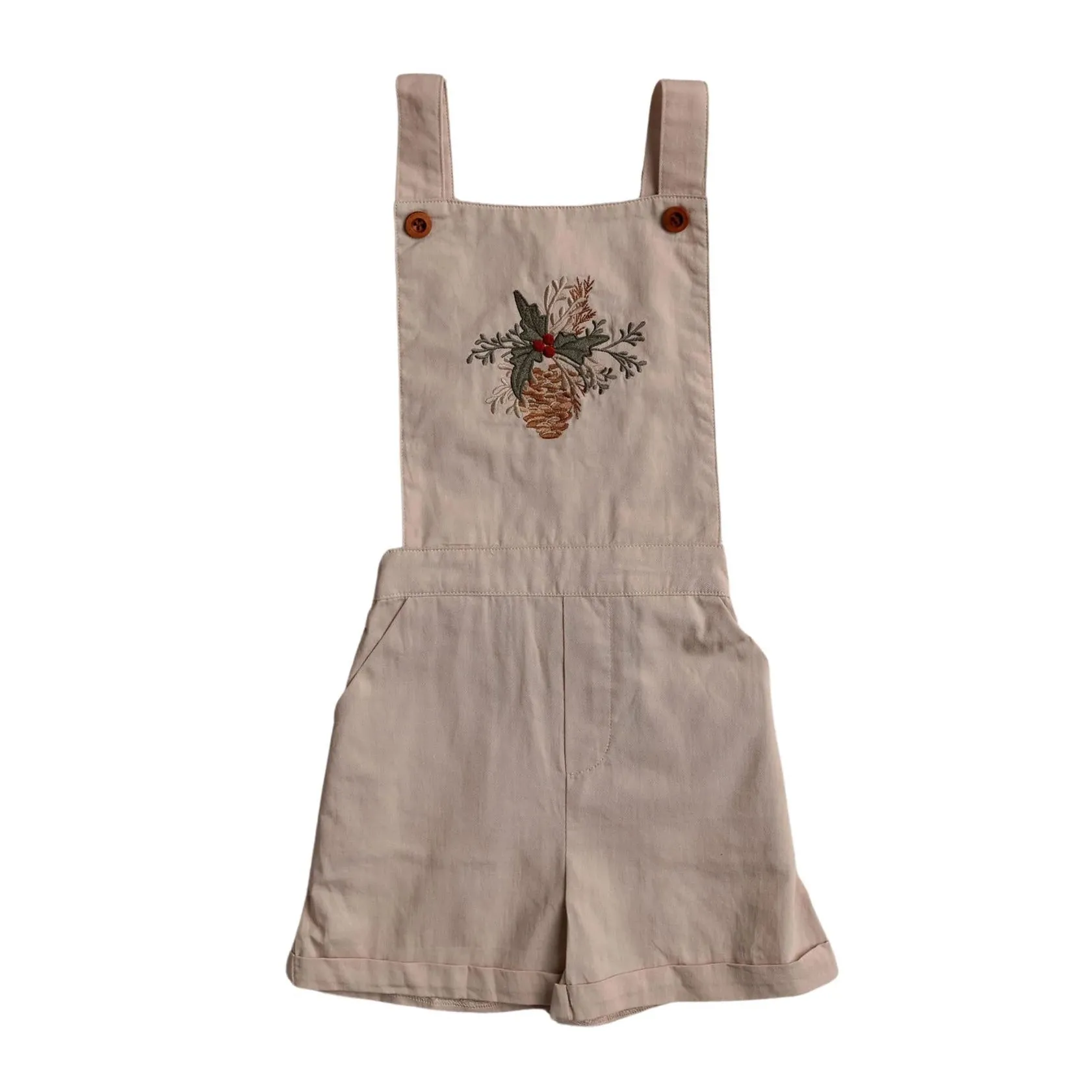 Holly & Mistletoe Overalls