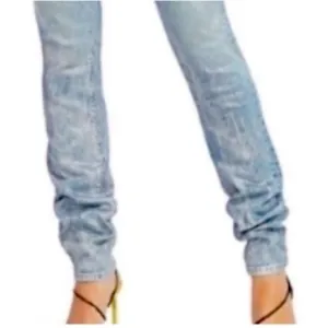 Hudson Jean Light Blue Metallic Jeans