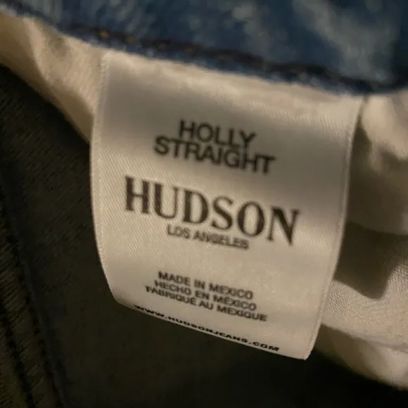 Hudson Jean Light Blue Metallic Jeans