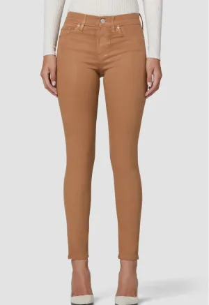 Hudson -  Nico Mid-Rise Super Skinny Ankle Jean - Tobacco