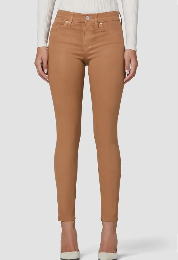 Hudson -  Nico Mid-Rise Super Skinny Ankle Jean - Tobacco
