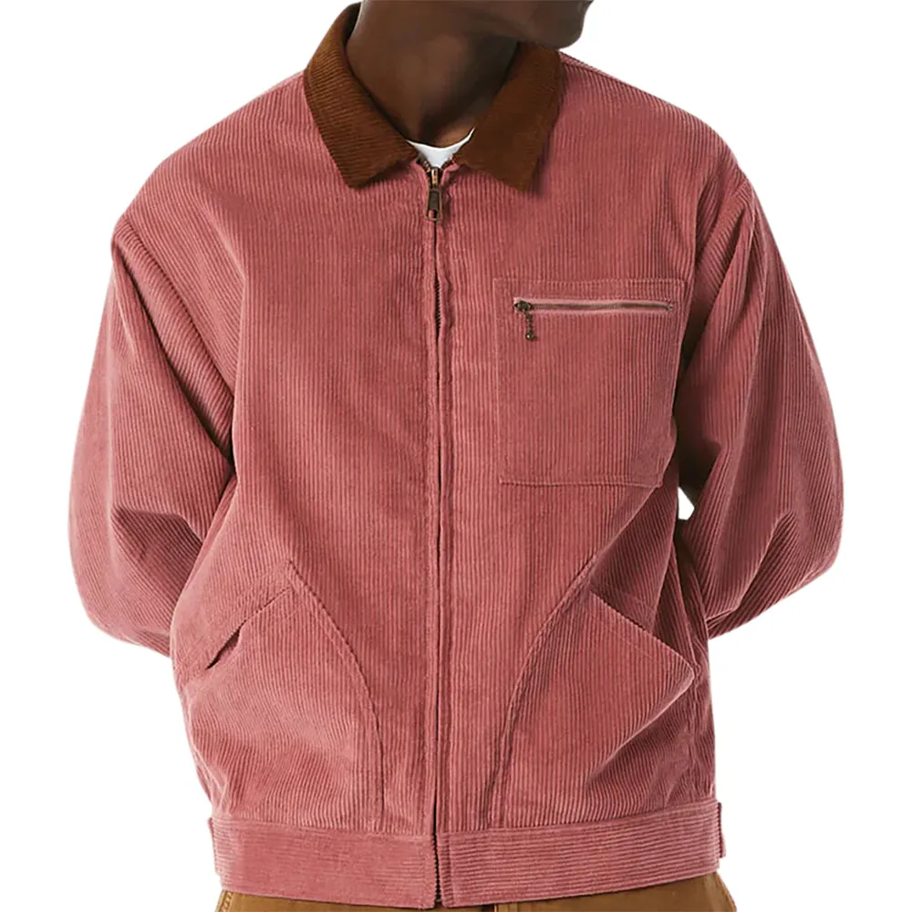 HUF Corduroy Trucker Jacket Dusty Rose