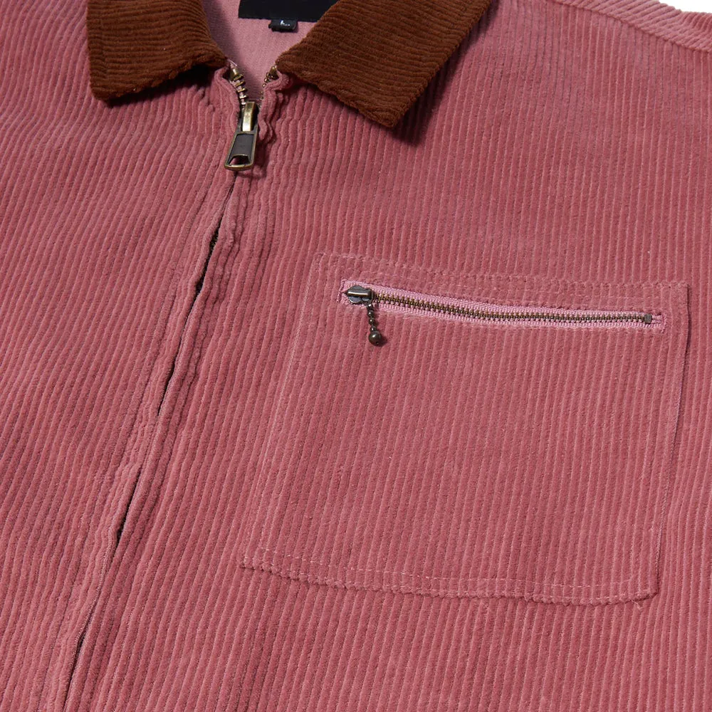 HUF Corduroy Trucker Jacket Dusty Rose
