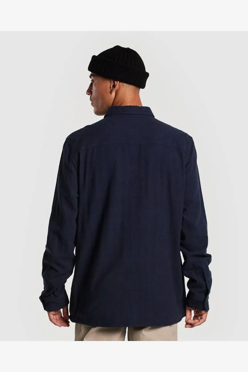 HUFFER LS SHIRT - NAVY