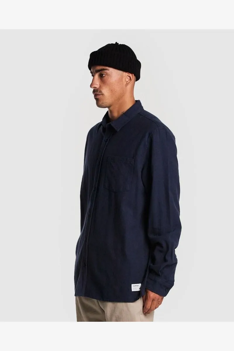 HUFFER LS SHIRT - NAVY