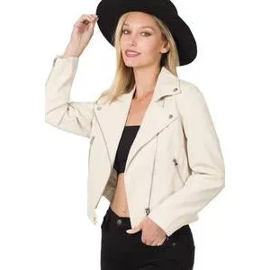 I am with the band Moto Jacket -Cream
