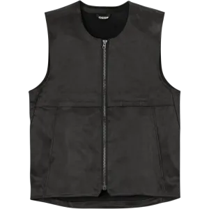 Icon 1000 Backlot Mens Motorcycle Textile Vest - Black