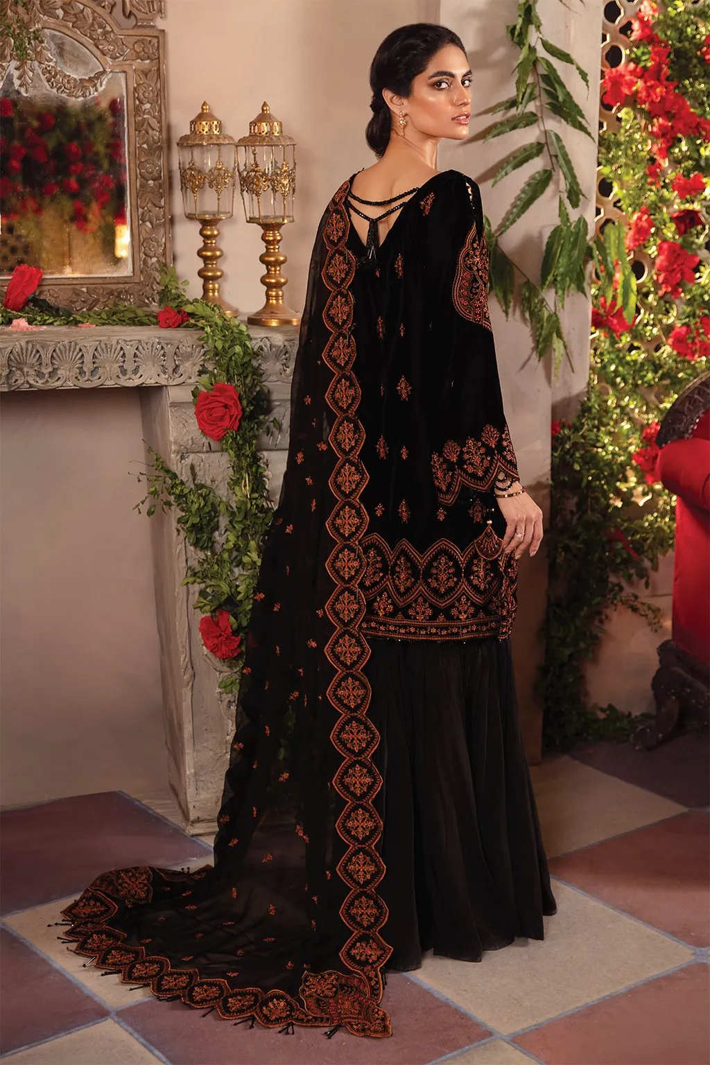 IMC-01 MYTH-3PC |  Iznik Meraki Luxury Chiffon Collection 2021 | Unstitched Embroidered Luxury Chiffon Suits
