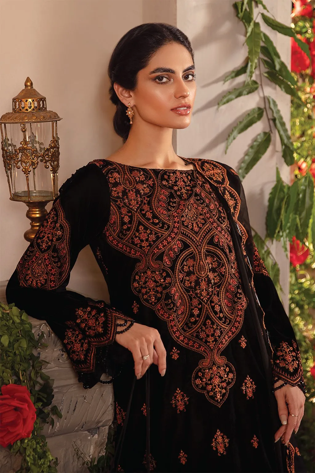 IMC-01 MYTH-3PC |  Iznik Meraki Luxury Chiffon Collection 2021 | Unstitched Embroidered Luxury Chiffon Suits