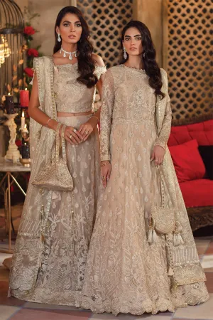 IMC-06 CANDLELIGHT- 3PC |  Iznik Meraki Luxury Chiffon Collection 2021 | Unstitched Embroidered Luxury Chiffon Suits