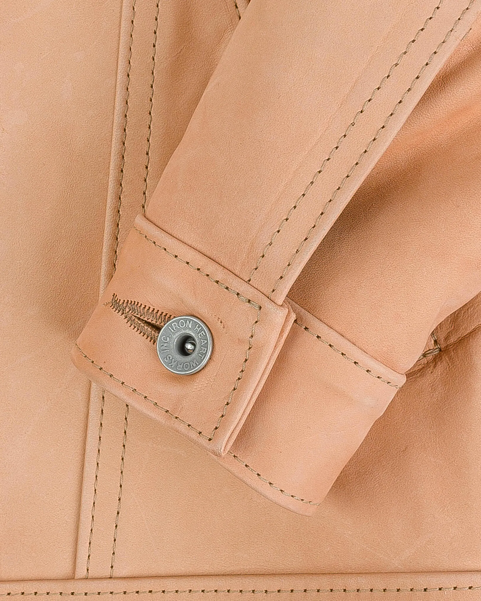 Iron Heart x Simmons Bilt Horsehide Type III Jacket - The Extractor - Natural