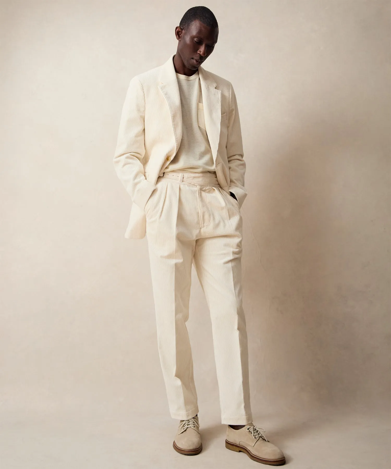 Italian Wide Wale Corduroy Gurkha Trouser