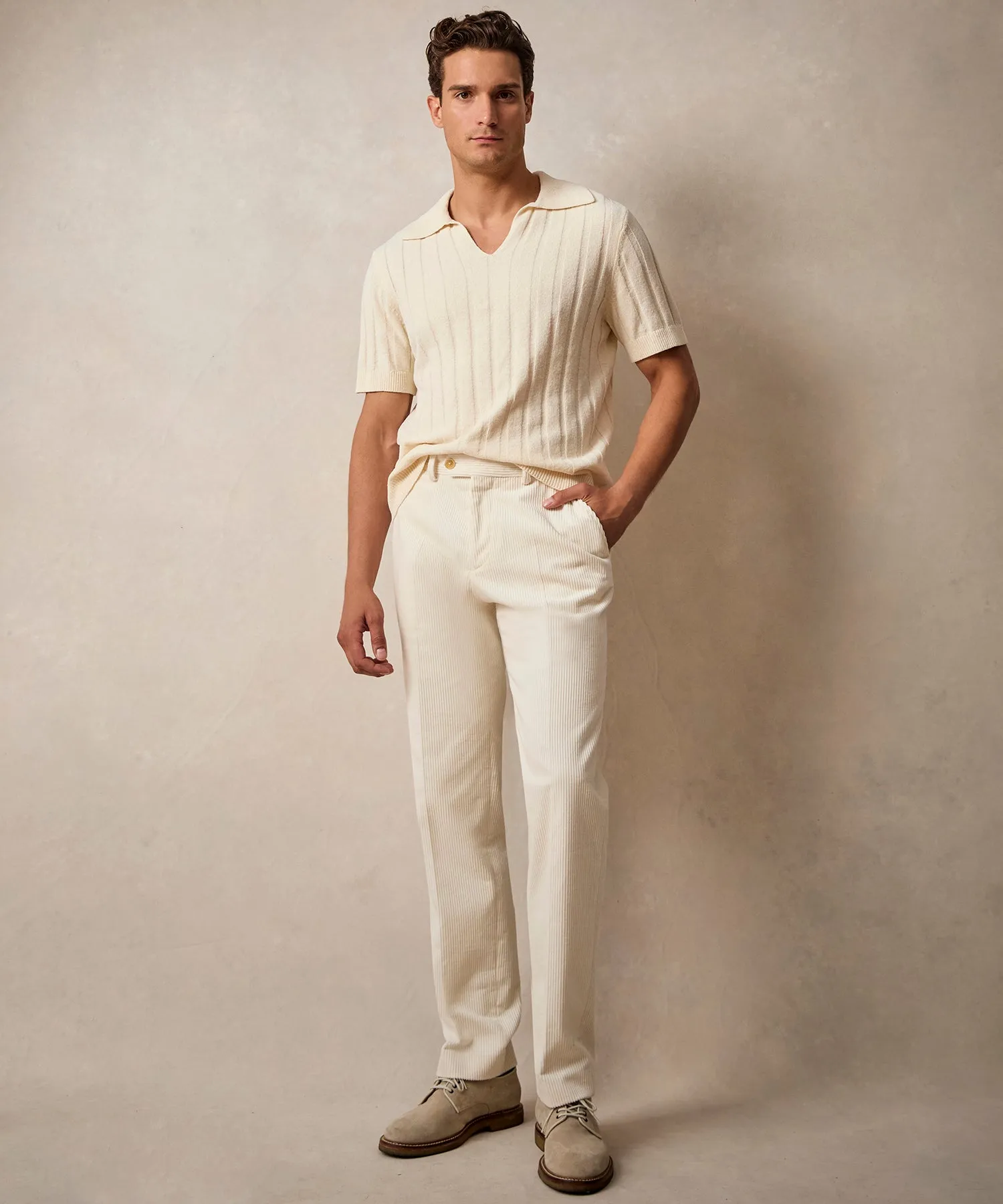 Italian Wide Wale Corduroy Sutton Trouser