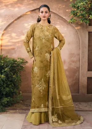 IZKN-08 - Mustard Readymade - Bandhani Chiffon Collection by Iznik 2025