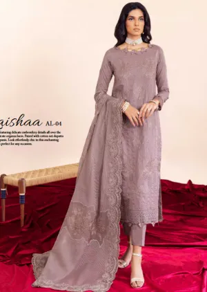 IZU-04 - Unstitched - Aashiaan Festive Lawn Collection by Iznik 2023