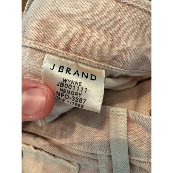 J Brand WYNNE CROP STRAIGHT JEAN high waisted - MEMORY 26