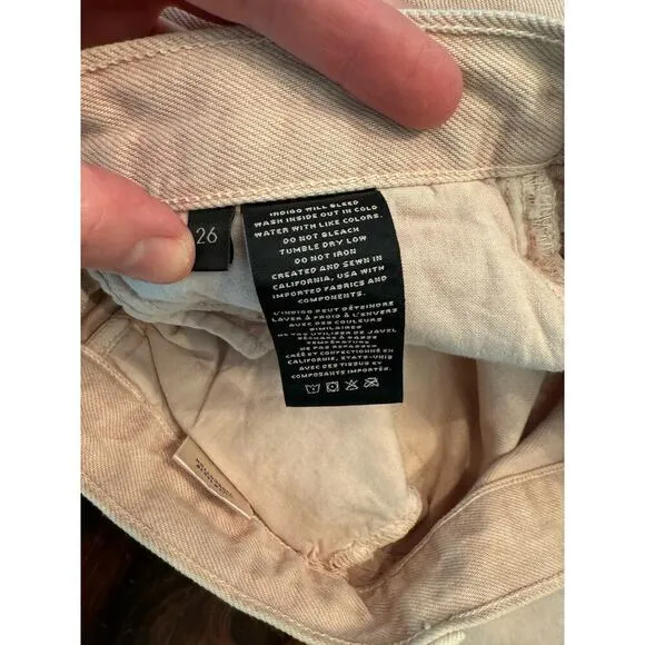 J Brand WYNNE CROP STRAIGHT JEAN high waisted - MEMORY 26