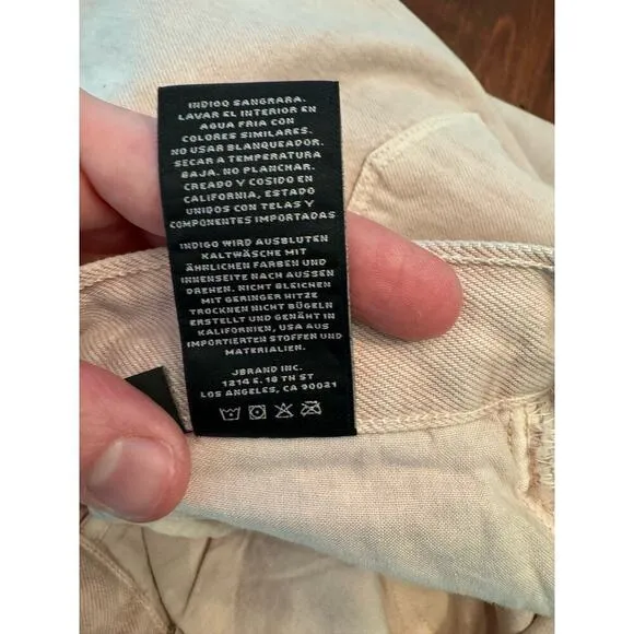 J Brand WYNNE CROP STRAIGHT JEAN high waisted - MEMORY 26