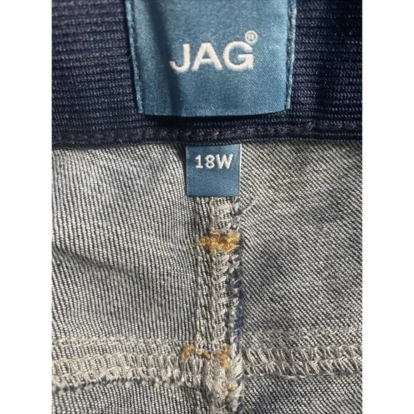 Jag NWT Phoebe High Rise Boot Jeans Dark Wash Size 18W 32” Inseam RT94