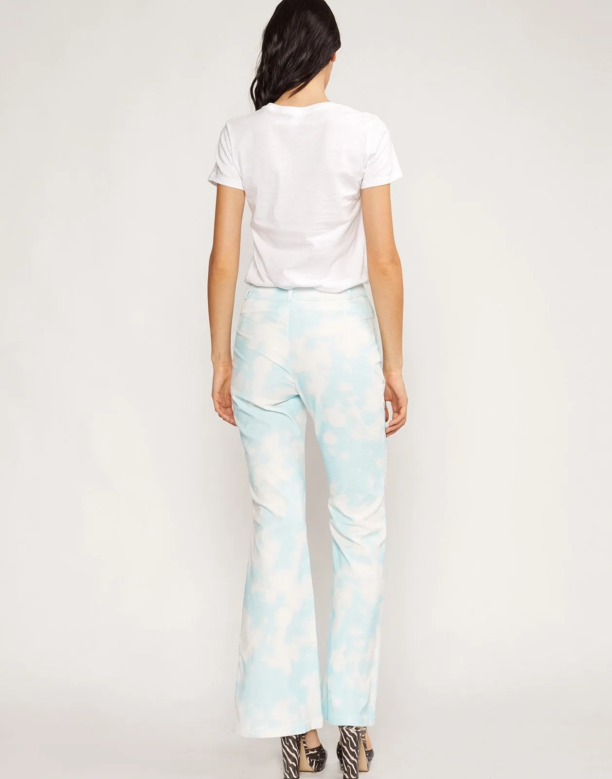 James Tie Dye Flares
